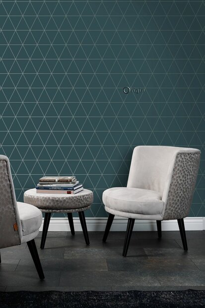 Origin Wallcoverings City Chic (incl. Gratis Lijm*) 347715 - Blauw