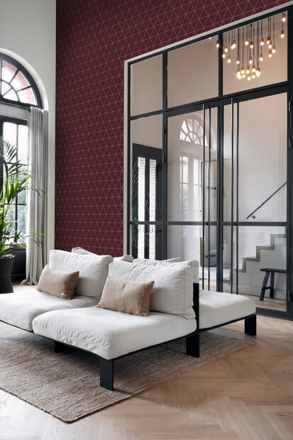 Origin Wallcoverings City Chic (incl. Gratis Lijm*) 347718 - Rood