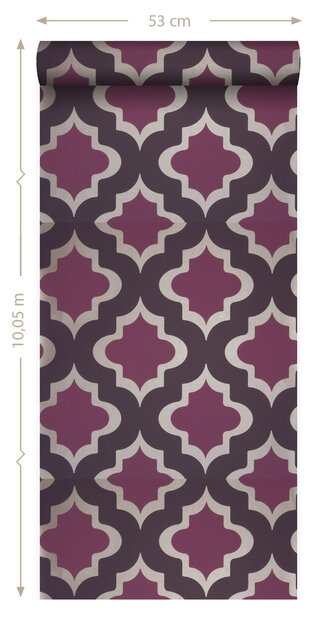 Origin Wallcoverings Couture (incl. Gratis Lijm*) 307101 - Rood
