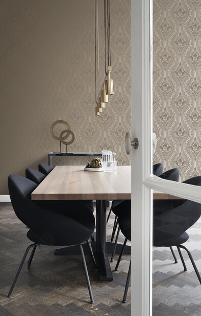 Origin Wallcoverings Grandeur (incl. Gratis Lijm*) 346630 - Geel