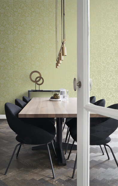 Origin Wallcoverings Grandeur (incl. Gratis Lijm*) 346638 - Groen