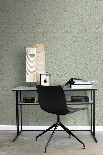 Origin Wallcoverings Luxury Skins (incl. Gratis Lijm*) 347784 - Grijs