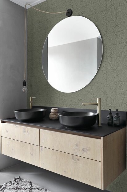 Origin Wallcoverings Luxury Skins (incl. Gratis Lijm*) 347785 - Grijs