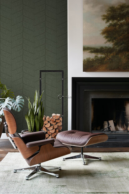 Origin Wallcoverings Luxury Skins (incl. Gratis Lijm*) 347793 - Groen