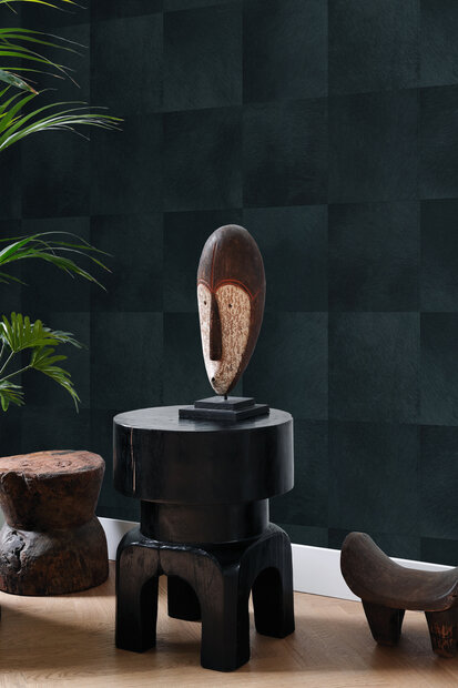 Origin Wallcoverings Luxury Skins (incl. Gratis Lijm*) 347800 - Blauw