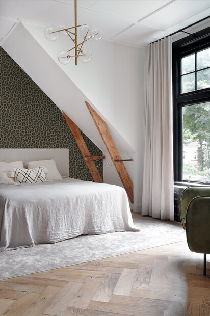 Origin Wallcoverings Luxury Skins (incl. Gratis Lijm*) 347802 - Zwart / Bruin