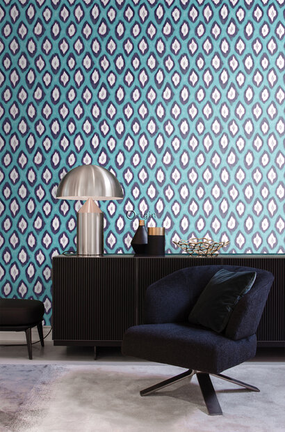 Origin Wallcoverings Mariska Meijers (incl. Gratis Lijm*) 346917 - Blauw / Groen