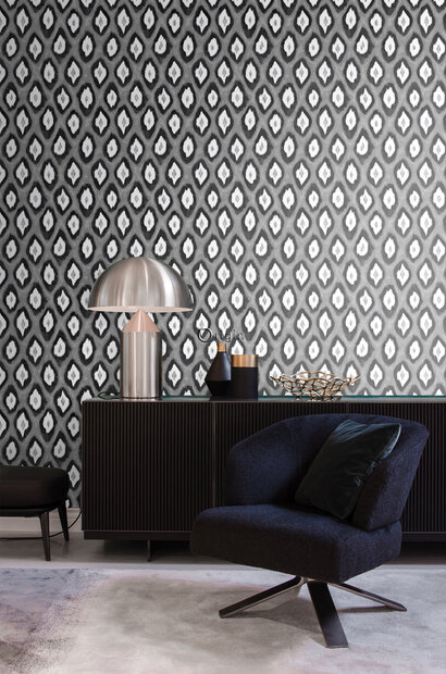 Origin Wallcoverings Mariska Meijers (incl. Gratis Lijm*) 346919 - Zwart / Wit