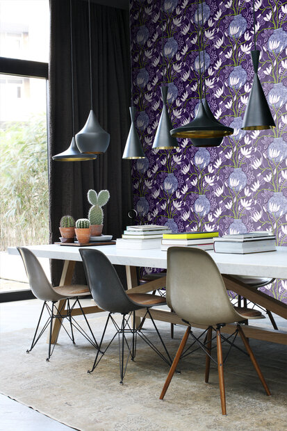Origin Wallcoverings Mariska Meijers (incl. Gratis Lijm*) 346924 - Paars