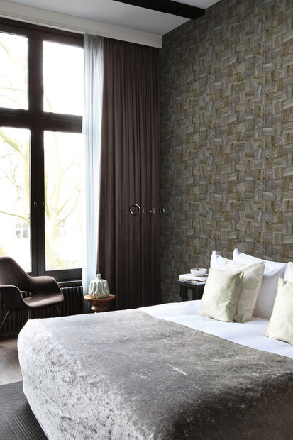 Origin Wallcoverings Mati&egrave;res (incl. Gratis Lijm*) 347519 - Bruin