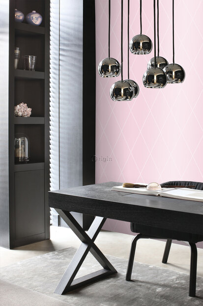 Origin Wallcoverings Metropolitan (incl. Gratis Lijm*) 345722 - Roze