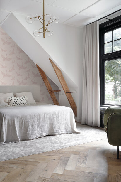 Origin Wallcoverings Natural Fabrics (incl. Gratis Lijm*) 347757 - Roze