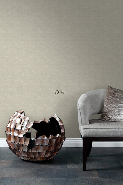 Origin Wallcoverings Natural Fabrics (incl. Gratis Lijm*) 347632 - Beige