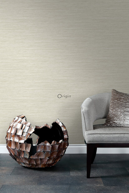 Origin Wallcoverings Natural Fabrics (incl. Gratis Lijm*) 347651 - Beige