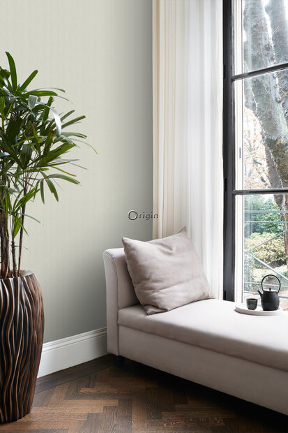 Origin Wallcoverings Natural Fabrics (incl. Gratis Lijm*) 347657 - Groen