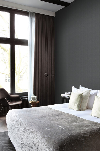 Origin Wallcoverings Natural Fabrics (incl. Gratis Lijm*) 347661 - Grijs