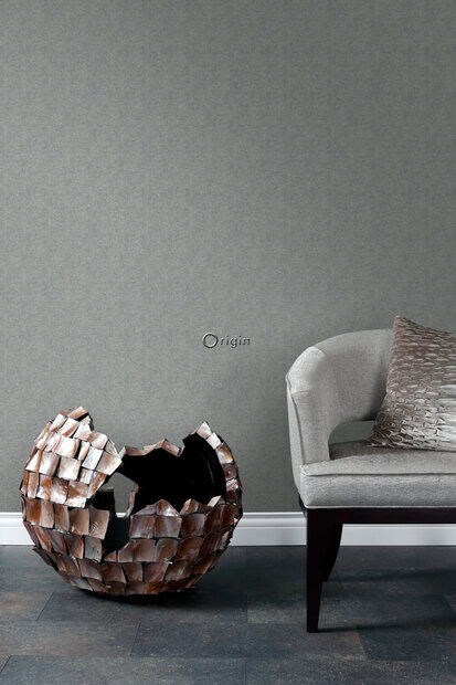 Origin Wallcoverings Natural Fabrics (incl. Gratis Lijm*) 347667 - Blauw