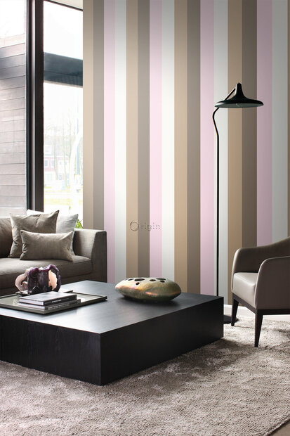 Origin Wallcoverings Palais Royal (incl. Gratis Lijm*) 346516 - Roze / Bruin