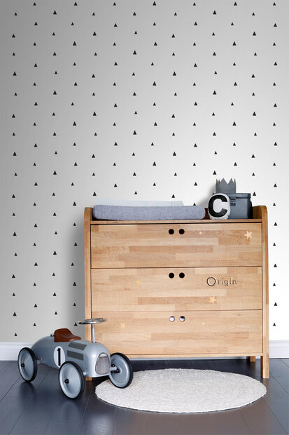 Origin Wallcoverings Precious (incl. Gratis Lijm*) 347681 - Zwart / Wit