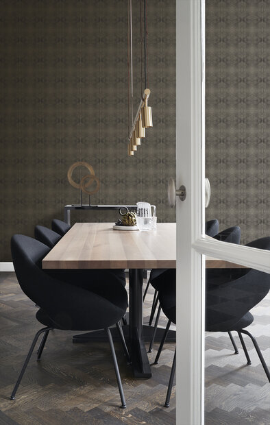 Origin Wallcoverings Raw Elegance (incl. Gratis Lijm*) 347322 - Zwart