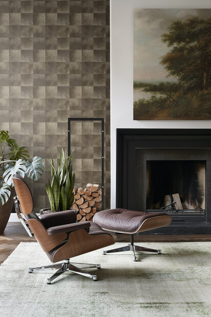 Origin Wallcoverings Raw Elegance (incl. Gratis Lijm*) 347325 - Bruin