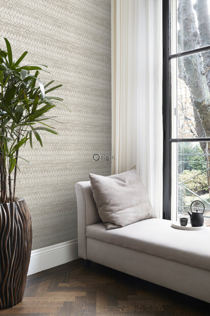 Origin Wallcoverings Raw Elegance (incl. Gratis Lijm*) 347354 - Geel