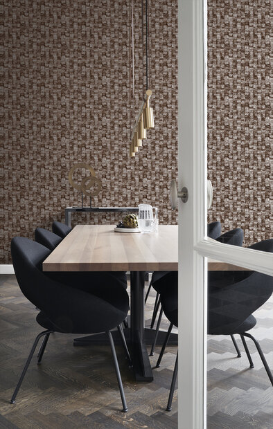 Origin Wallcoverings Raw Elegance (incl. Gratis Lijm*) 347359 - Bruin