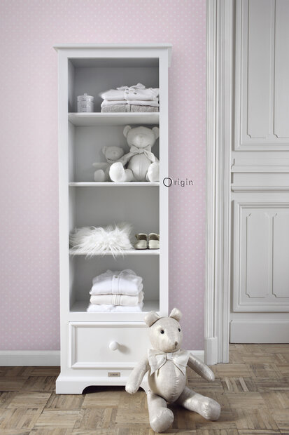 Origin Wallcoverings Upstairs Downstairs (incl. Gratis Lijm*) 346818 - Roze
