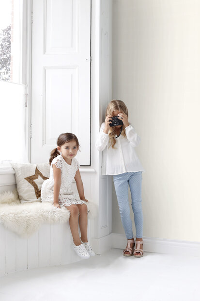 Origin Wallcoverings Upstairs Downstairs (incl. Gratis Lijm*) 346820 - Wit