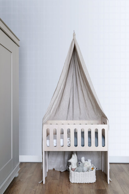 Origin Wallcoverings Upstairs Downstairs (incl. Gratis Lijm*) 346821 - Blauw