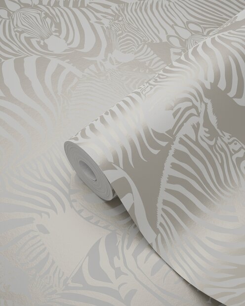 Origin Wallcoverings Upstairs Downstairs (incl. Gratis Lijm*) 346837 - Grijs