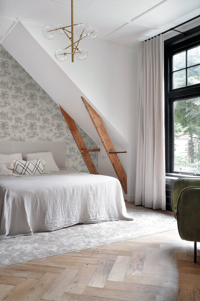 Origin Wallcoverings Wunderkammer (incl. Gratis Lijm*) 347443 - Grijs