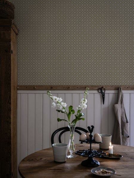 Dutch Wall Decor Gammalsvenska Klassiker 516-05 (incl. Gratis Lijm*) Zwart