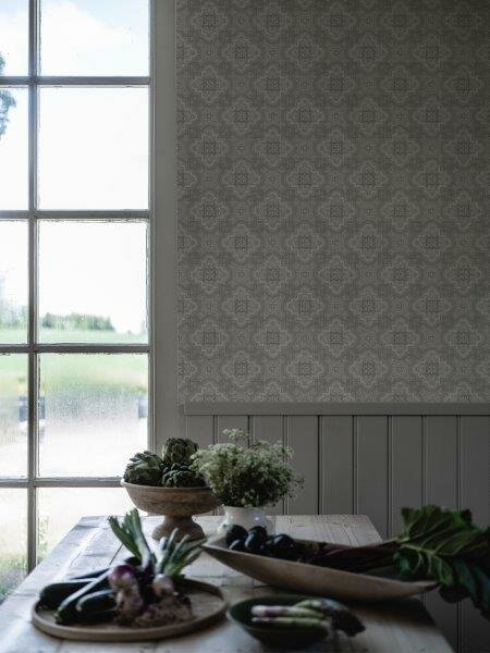 Dutch Wall Decor Gammalsvenska Klassiker 517-01 (incl. Gratis Lijm*) Grijs