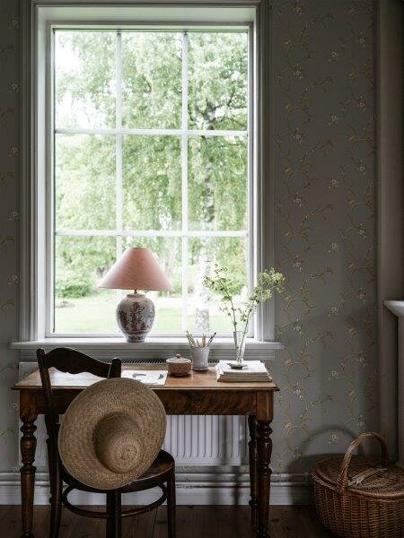 Dutch Wall Decor Gammalsvenska Klassiker 523-02 (incl. Gratis Lijm*) Grijs