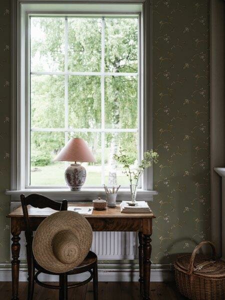 Dutch Wall Decor Gammalsvenska Klassiker 523-03 (incl. Gratis Lijm*) Groen