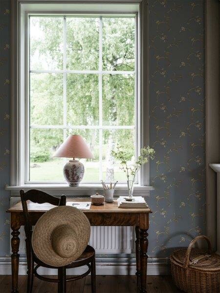 Dutch Wall Decor Gammalsvenska Klassiker 523-04 (incl. Gratis Lijm*) Blauw