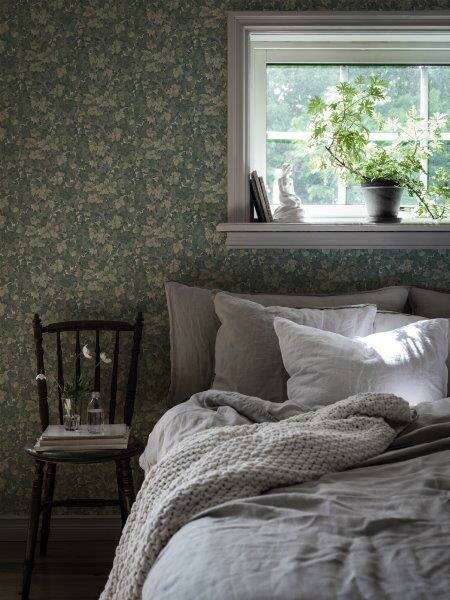 Dutch Wall Decor Gammalsvenska Klassiker 524-02 (incl. Gratis Lijm*) Groen