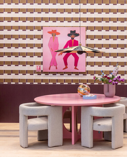 Eijffinger The Home Style Club - Palm Springs - Multicolours -  340701 - (incl. Gratis Lijm*)