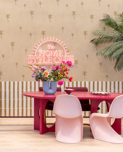 Eijffinger The Home Style Club - Palm Springs - Beige -  340711 - (incl. Gratis Lijm*)