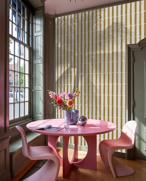 Eijffinger The Home Style Club - Palm Springs - Groen - 340730 - (incl. Gratis Lijm*)