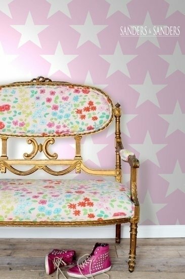 Sanders &amp; Sanders Trends &amp; More behang 935255 - Zilver - Grijs Behang