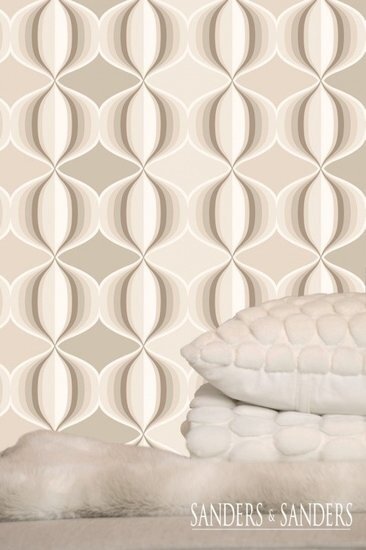Sanders &amp; Sanders Trends &amp; More behang 935229 - Bruin - Beige Behang