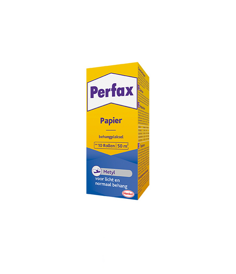 Perfax Blauw - Methyl Papierbehang Lijm