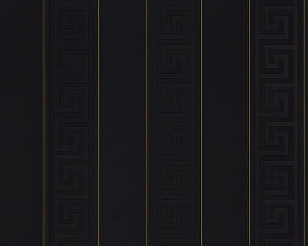 Versace 93524-4 - Zwart Behang