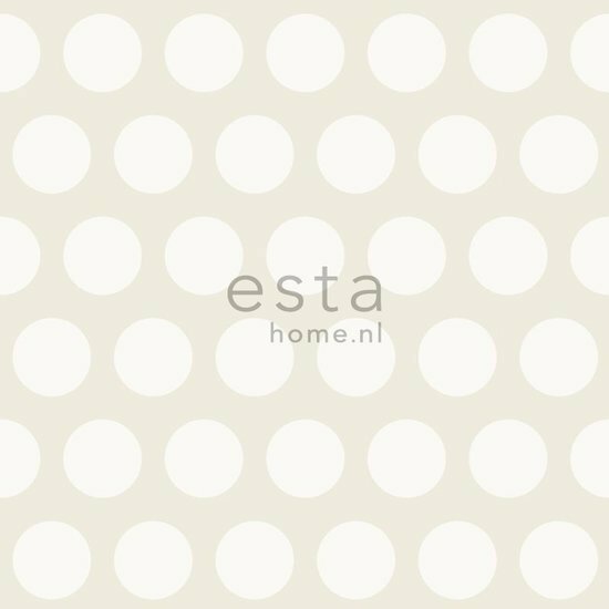 Everybody Bonjour behang 128710 - Wit Behang