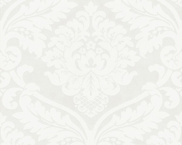 Living Walls Flock 4 behang 5543-38 - Wit Behang