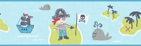 Dutch Carousel behangrand DLB50088 Pirates Behang