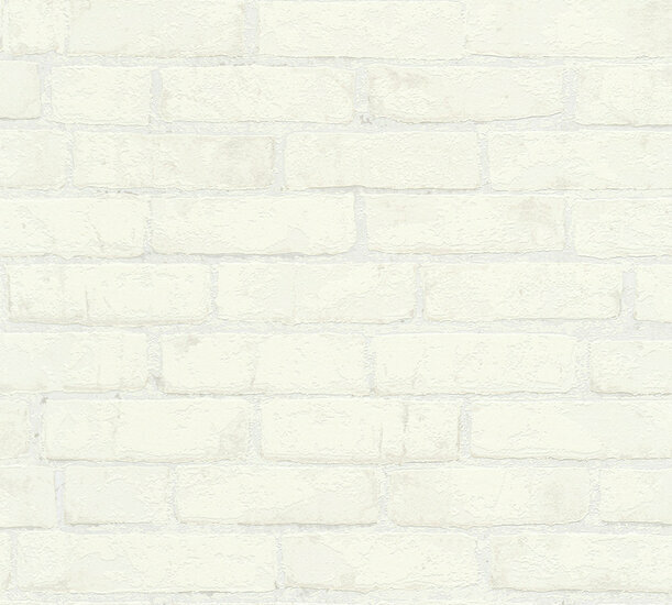 AS Creation Elements 9078-51 - 907851 Wit / Zilver Behang