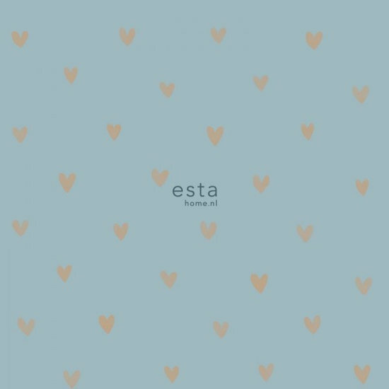 Esta #FAB krijtverf 128833 - Oranje - Blauw Behang